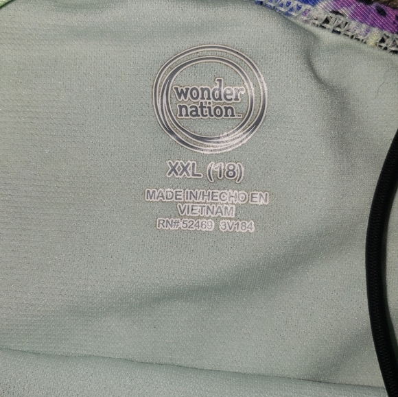 Wonder Nation| One-Piece Swimsuit with Keyhole Detail - Picture 2 of 5